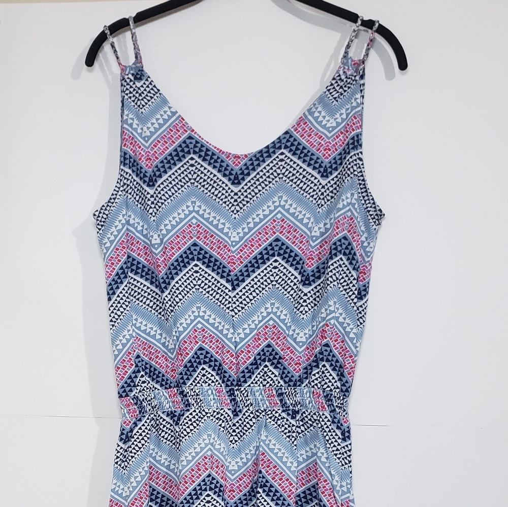 👻Gap braided straps chevron dress